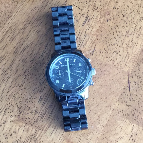 MK black ceramic watch - Picture 2 of 3